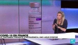 Vaccination anti-Covid en France :un traitement préventif d'AstraZeneca, une lueur d'espoir