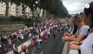 Angers : environ 3 800 personnes mobilisées contre le passe sanitaire