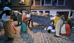 Les Misérables en visite spectacle dans les rues de Montreuil