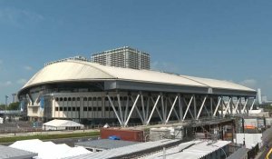 Tokyo-2020: Images du parc de tennis d'Ariake avant les finales