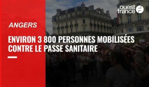VIDÉO. À Angers, environ 3 800 personnes mobilisées contre le passe sanitaire