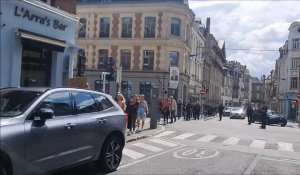 Une manifestation contre le pass sanitaire et la vaccination obligatoire à Arras