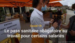 Le pass sanitaire obligatoire au travail pour certains salariés 