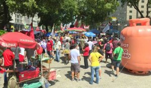 Rio de Janeiro: manifestation contre le président Bolsonaro
