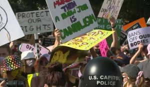 USA: la Marche des femmes arrive à la Cour suprême à Washington DC
