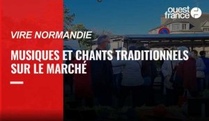 VIDÉO. Fête du sirop : déambulation chantée et musicale sur le marché de Vire Normandie
