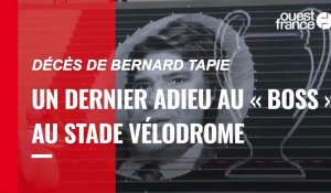 VIDÉO. Bernard Tapie :  les supporters de l'OM au Vélodrome pour dire adieu au « boss »
