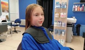 Élise offre ses cheveux contre le cancer
