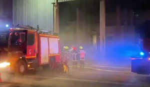 Boulogne : intervention des pompiers chez Nor Frigo à Capécure
