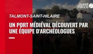 VIDÉO. Archéologie : un port du Moyen-Âge « très rare » découvert en Vendée