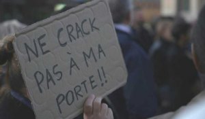 Crack: manifestation à Paris contre l'implantation d'usagers en Seine-Saint-Denis