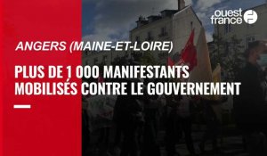 VIDÉO. À Angers, plus de mille manifestants contre la politique du gouvernement