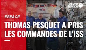 VIDÉO. L'astronaute Thomas Pesquet a pris les commandes de l'ISS, une première pour un Français