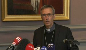 Pédocriminalité dans l'Eglise: "au nom de l'Eglise, je demande pardon" aux victimes (archevêque)