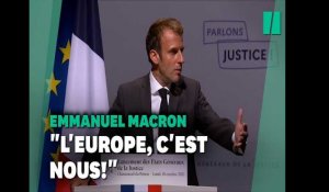 Présidentielle 2022: Macron tance les candidats qui attaquent l'Europe