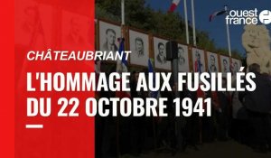 VIDÉO. À Châteaubriant, l'hommage aux Fusillés du 22 octobre 1941