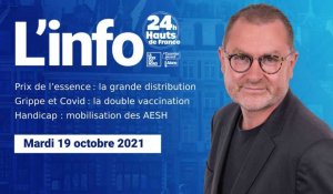 Le JT des Hauts-de-France du 19 octobre 2021