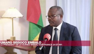 "Le trafic de drogue en Guinée-Bissau appartient au passé", se félicite le président Embaló