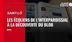 VIDÉO. Avec Thomas Pesquet, les écoliers de l'Interparoissial de Saint-Lô à la découverte du blob