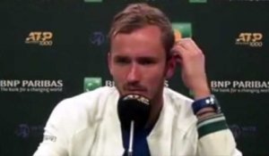 ATP - Indian Wells 2021 - Daniil Medvedev : "To be honest I felt exhausted during this tournament"