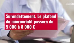 VIDÉO. Surendettement : le plafond du microcrédit passera de 5 000 à 8 000 €