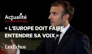 Indo-Pacifique : « L'Europe doit parler d'une seule voix : sa voix », déclare Emmanuel Macron