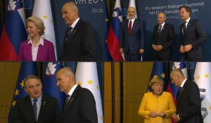 Les dirigeants européens et des Balkans occidentaux arrivent au sommet à Kranj, en Slovénie