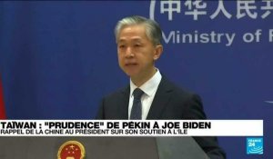 Taïwan : tensions entre Pékin et Washington après les propos de Biden sur son soutien à l'île