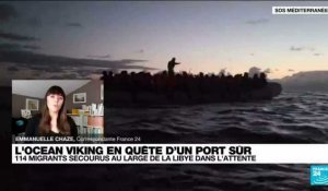 Méditerranée : l'Ocean Viking en quête d'un port sûr, une semaine après avoir sauvé 114 migrants