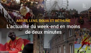 Arras, Lens, Douai et Béthune : le récap du week-end de Noël en vidéo