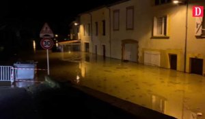 Intempéries : la ville de Cazères sous les eaux