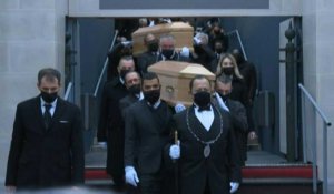 Obsèques des frères Bogdanoff: fin de la cérémonie à Paris