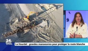 Le Hourdel : grandes manoeuvres pour protéger la route blanche