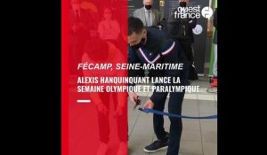 VIDÉO. Alexis Hanquinquant lance la semaine olympique et paralympique à Fécamp