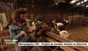 Merci pour l'accueil: Mecquignies (59), projets de mandat, histoire et chèvrerie