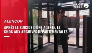 VIDÉO. Suicide aux archives départementales de l'Orne : le temps du soutien aux salariés 