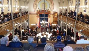 A Lille, inauguration de la rénovation de la synagogue avec Gérald Darmanin et Martine Aubry