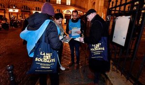 "Nuit de la solidarité" en France pour recenser les sans-abris et identifier leurs problèmes
