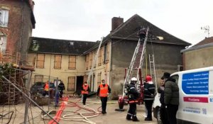 Troyes : incendie rue Voltaire, samedi 22 janvier 2022