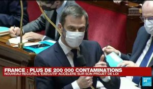 Covid-19 en France : plus de 200 000 nouveaux cas en 24h, record absolu depuis le début de la pandémie