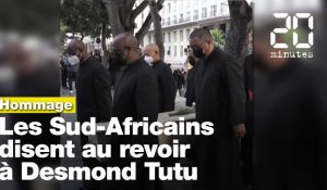 Mort de Desmond Tutu : l'hommage des Sud-Africains à la cathédrale Saint-Georges du Cap