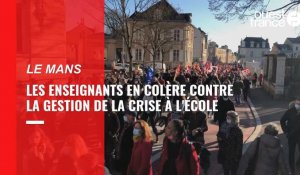 VIDÉO. Au Mans, près de 1 300 manifestants pour défendre l'école