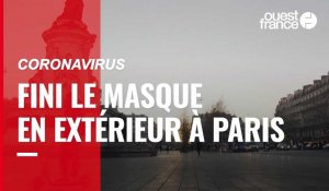VIDÉO. Covid-19 :  le masque n'est plus obligatoire en extérieur à Paris