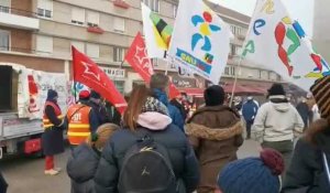 Dunkerque : une manifestation place Jean-Bart
