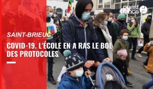 VIDÉO. Grève du 13 janvier dans l'Education nationale : la manifestation de Saint-Brieuc rassemble plus de 850 personnes