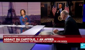 Assaut du Capitole : un an après, Donald Trump dénonce un "théâtre politique" de Joe Biden