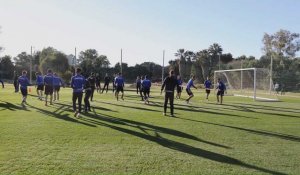 Football: le Club de Bruges en stage à Marbella en Espagne