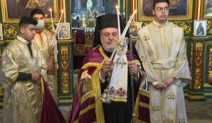 A Gaza, des chrétiens orthodoxes célèbrent Noël