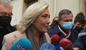 Le ralliement de Guillaume Peltier à Eric Zemmour "insignifiant", estime Marine Le Pen
