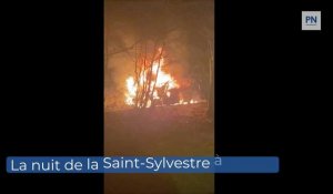 Voiture incendiée nuit de la Saint-Sylvestre à Rouen